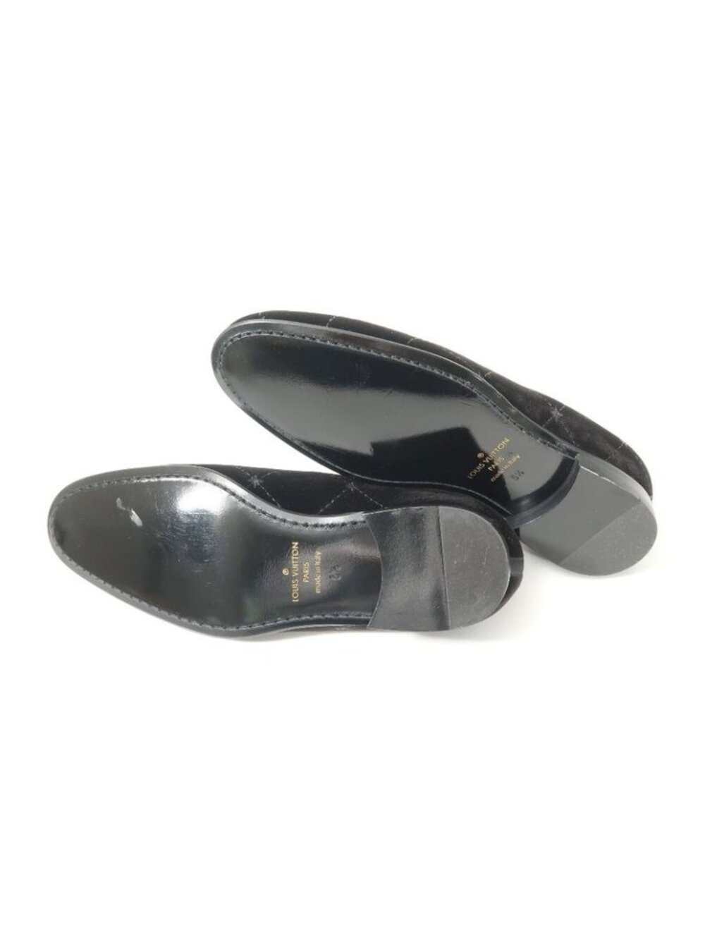 Louis Vuitton Auteuil Loafers 5.5 Velour Slip Ons - Picture 9 of 9